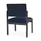 Lesro Lenox Armless Guest Chair, 22.5 in W 24.5 in L 32 in H LS1102 - alternate 2